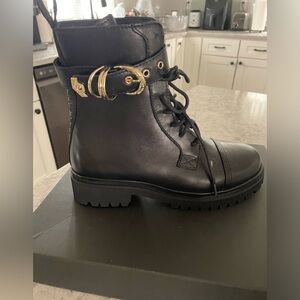 Gianni Versace Black Ankle Boots